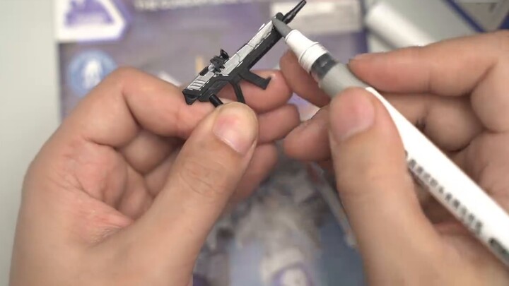 มือใหม่หัดลงสี ลงสีด้วยปากกา SD Freedom Gundam