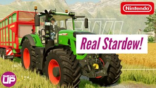 This Is Surprisingly ADDICTIVE On Switch | Farming Simulator 23