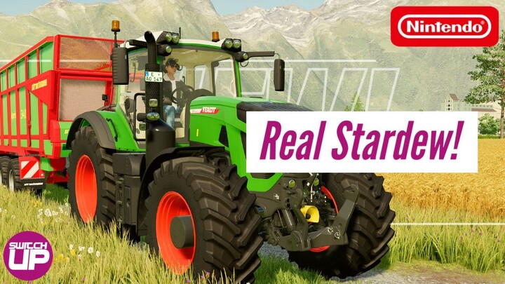 This Is Surprisingly ADDICTIVE On Switch | Farming Simulator 23