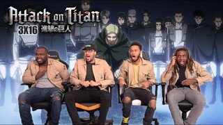 ERWIN THE GOAT SMITH! Attack on Titan 3x16 REACTION/REVIEW