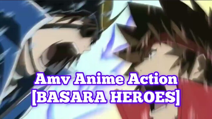 Amv Anime Action [BASARA HEROES]|yang Pernah main game nya siapa nih?
