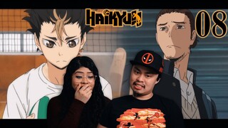 COME BACK ACE! HAIKYUU!! SEASON 1 EPISODE 8 REACTION