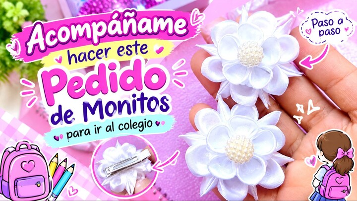 ¡Mira el resultado de este hermoso pedido para el colegio! 🌸🎀