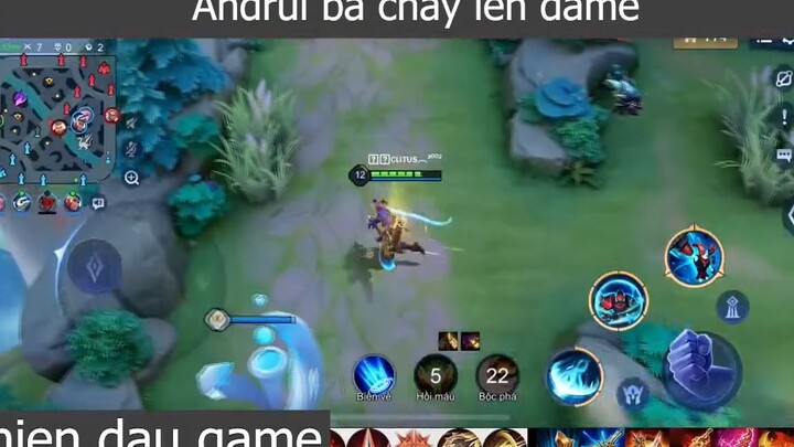 Andrui bá cháy lên dame p2 #chiendaugame