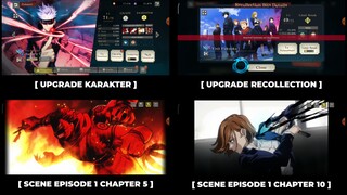 Day Five : Upgrade Karakter - Recollection - Scene Episode 1 CHAPTER 5 & 10 | JJK Phantom Parade