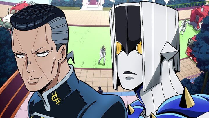 Okuyasu uses Za Hando Za Warudo...