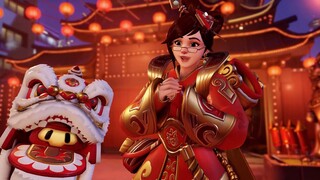 Kho Anime - Ảnh động | 05 - 5 phút | Live wallpapers anime - Mei Chinese New Year Overwatch