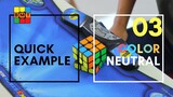 #3 Example solve Rubik 3x3 Color Neutral (Red Cross) || RUBIK BMT ft Tuấn Tỉnh Táo