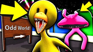 ROLETA MANDOU FAZER DESAFIO DO CHAPTER 2 MONSTRO AMARELO E ROSA DO RAINBOW FRIENDS EM 24 HORAS!