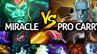 MIRACLE Wraith King Situational Build Against Hard Counter Dota 2