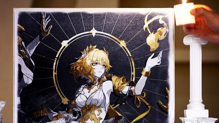 ปีใหม่แล้ว! ใช้ทองคำร้อนปั๊มภาพวาดฟอยล์ทองมรดกทางวัฒนธรรมที่ไม่ใช่วัตถุ: ภาพวาดมืออากรายาจาก Star Ra