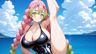 [Summer Swimsuit x Anime Illustrations] Hot Body?! Demon Slayer | Mitsuri Kanroji