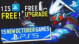 15 BIG Upcoming NEW October PS5 Games! New FREE Game, Free PS5 Upgrade (Upcoming New Games 2022)