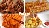 Vietsub - 11 Cách làm đồ ăn vặt cùng khoai tây: Khoai tây chiên lò xo🍟, bánh kem khoai lang 🥔#5
