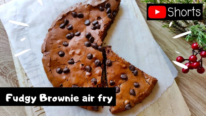#Shorts Fudgy Brownie air fryer recipe บราวนี่ หม้อทอดไร้น้ำมัน