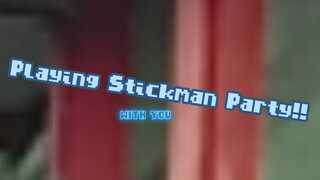 Playing Stickman Party!!