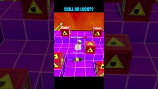 SKILL OR LUCK 😜💀 #stumbleguys #fyp