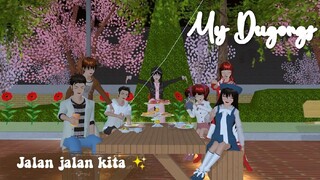 MY DUGONGS #17 [JALAN JALAN KITA 🥳] DRAMA SAKURA SCHOOL SIMULATOR