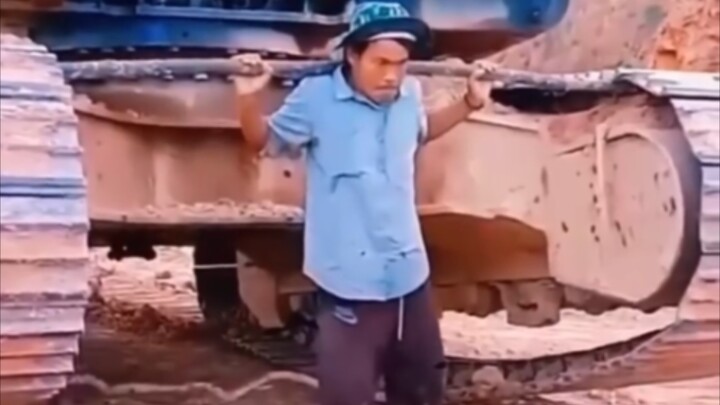 When the safety officer first takes his post, the construction site is full of superheroes.