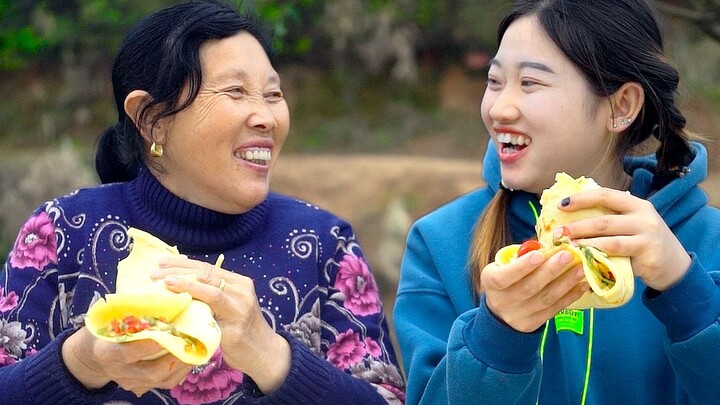 Masakan yang dibuat Nenek ini bikin aku ngiler!