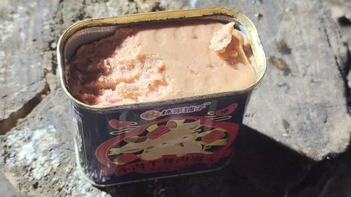 A regular in doomsday games: canned luncheon meat.