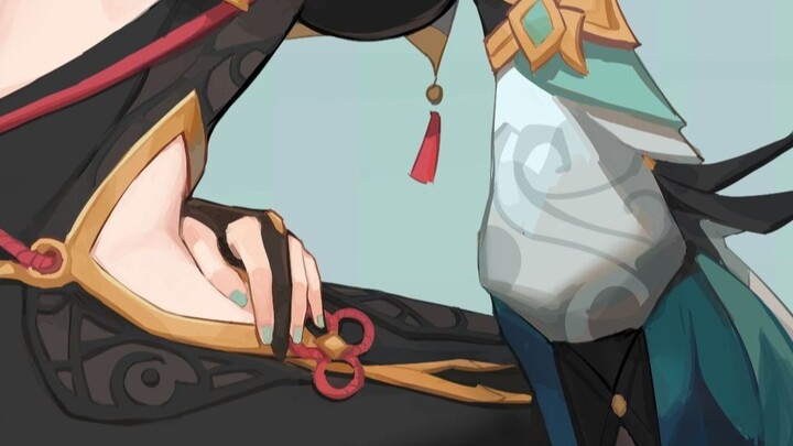 [Paint Painting/Genshin Impact] 30 Seconds Shinkaku Drawing Process