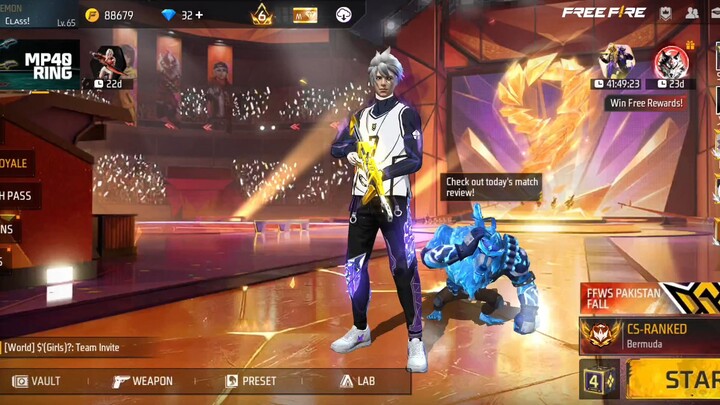 freefire official support me please