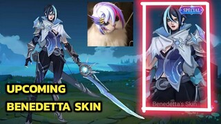 New Upcoming Benedetta Skin || Benedetta New skin Mobile Legends Bang Bang || MLBB