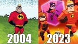 Evolution of The Incredibles Games [2004-2023]