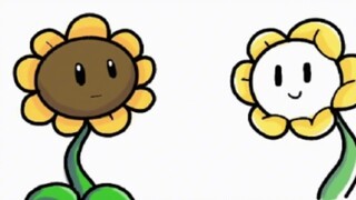 [Undertale] Pertemuan Flowey dan Bunga Matahari Plants vs. Zombies