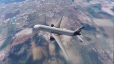 Airplane Boeing 777-300 flight in Microsoft Flight Simulator 2024