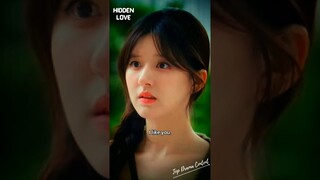 Obsessed with her😍 Drama- Hidden Love #shorts #hiddenlove #cdrama #zhaolusi #chenzheyuan #obsessed