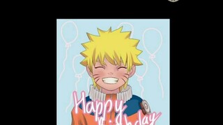 happy birthday uzumaki naruto🥳🥳🎂🥳🎂🎂