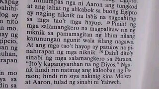 Pang Araw Araw na Talata.               Exodus 8:16-19