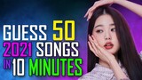 [KPOP GAME] CAN YOU GUESS 50 2021 KPOP SONGS  IN 10 MINUTES PART 2