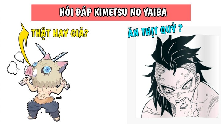 Hỏi Đáp Kimetsu No Yaiba - Mặt nạ Inosuke là thật hay giả ?