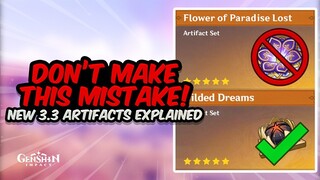 ARE THEY WORTH YOUR RESIN? New 3.3 Artifact Sets Review (Pavilion & Paradise) | Genshin Impact