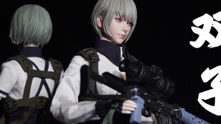 [Wu Ge shares] The second batch of Quiet Dog clones twin beautiful girls, Gun Girl Tasi and Ryan, un