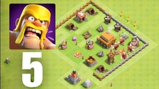 Clash of Clans Part 5 : Town Hall 3  & Updating Up (Android/iOS Gameplay Walkthrough)