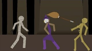 Kamosi vs Skelly vs Owell - Piggy Stickman Animation