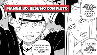 BOMBA! Boruto 80 - SASUKE SALVA BORUTO, SARADA desperta o MANGEKYOU ( RESUMO COMPLETO )