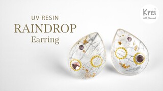 UV Resin - Raindrop Earring