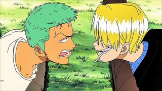 Momen Langka di One Piece Zoro Manggil Nama Sanji 😂