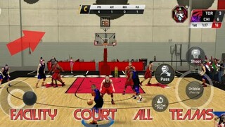 FACILITY COURT ALL TEAMS | NBA2K20 ANDROID VERSION 98