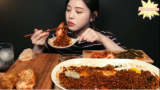 Há cảo với mì Chapapuri cay phần 5 #mukbang