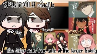 SPYxFAMILY react to real forger family ||#spyxfamily #loid #yor #anya || part 5 || gacha club