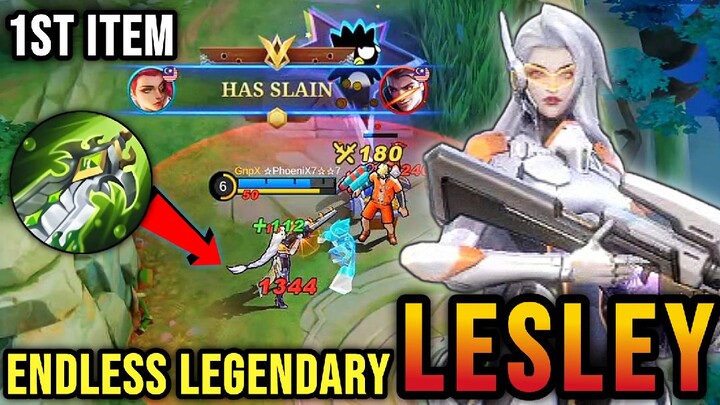 LESLEY BUILD AND EMBLEM | LESLEY BEST BUILD 2023 | LATEST PATCH - MLBB