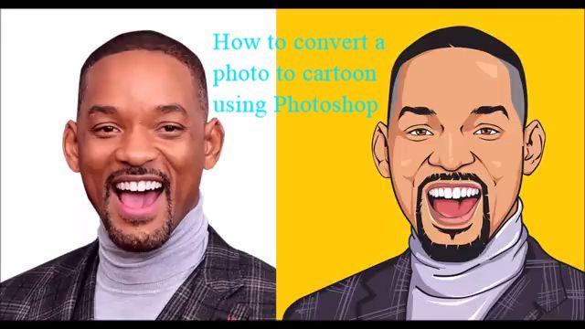 How to convert a photo to cartoon using Photoshop - Bilibili How to convert a photo to cartoon using Photoshop - Bilibili