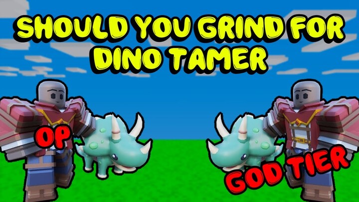 Should You Grind For Dino Tamer Dom (Roblox Bedwars)