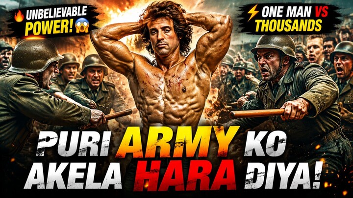 😱 Puri Army Ko Akela Khatam Kar Dega Ye Aadmi | Film Explained Urdu Voice Over by SparkStone